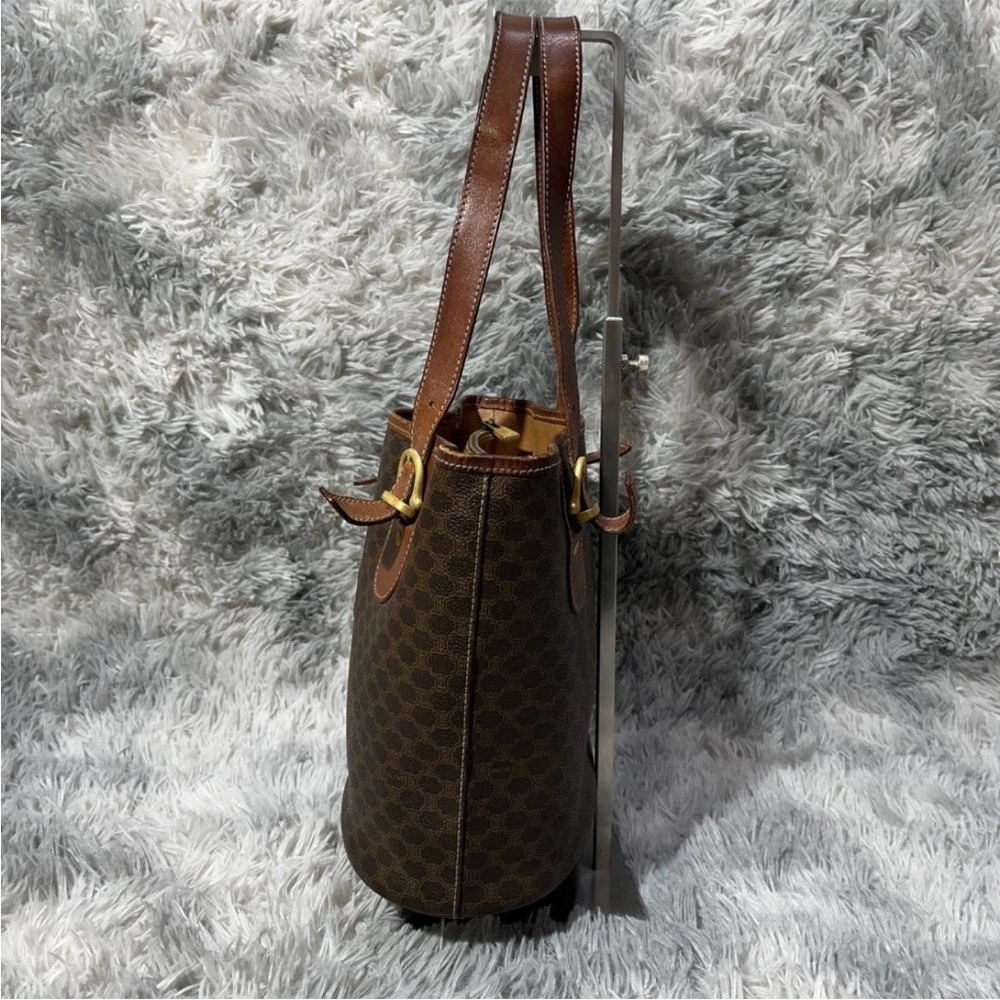 Celine Dark Brown Patterned Tote - image 3